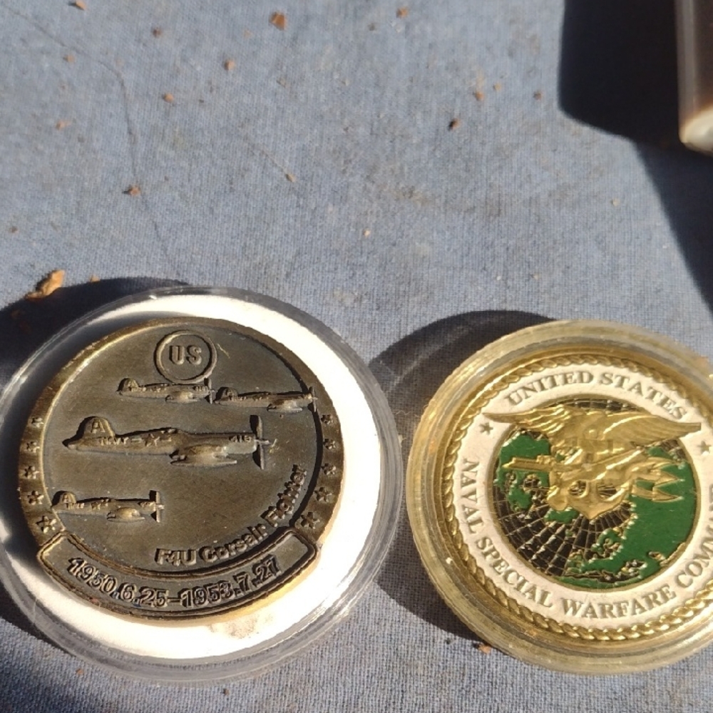 US Military Commemorative Coins(Navy Seal 🦭 &38th Parallel)